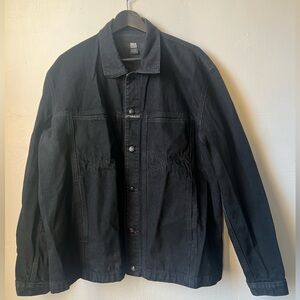 Vintage 90s Girbaud Black Denim Jacket